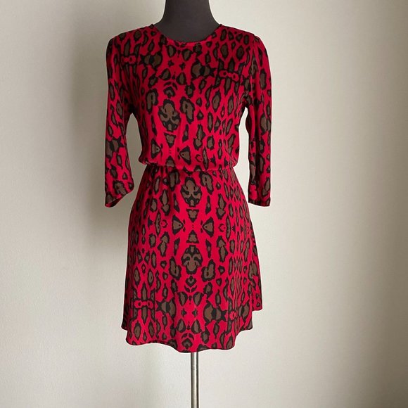 Dolce Vita Dresses & Skirts - Dolce Vita sz M fit and flare animal tribal boho print dress